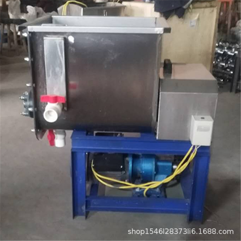 新款商用双螺洗面机不锈钢自动仿手工洗面机商用两袋面洗面筋机