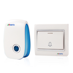 海得曼防水门铃呼叫钟玲一拖二超远距离穿墙插电型底盒