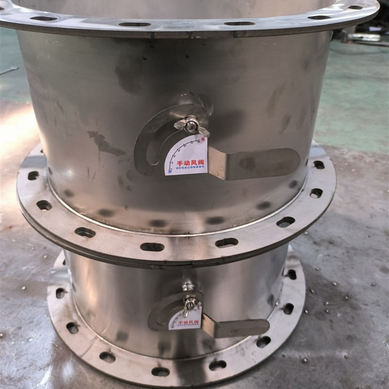苏州百佳锈钢手动碟耐高温调节法兰加厚特厚门排气