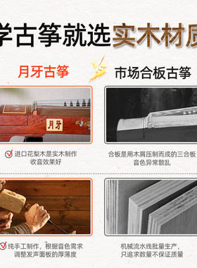 月牙牵牛儿童级演奏古筝初学者入门琴
