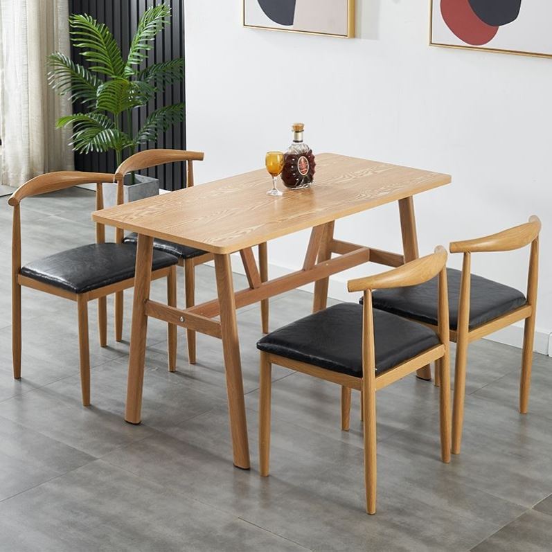 快餐店桌椅商用餐饮店小吃店早餐奶茶甜品店汉堡店食堂餐桌椅