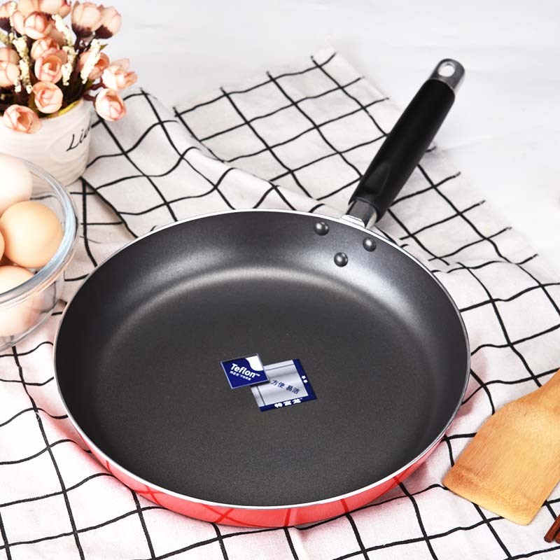 易厨乐不粘锅商用煎锅特富龙牛排煎蛋平底不粘锅煎饼千层32CM燃气