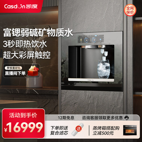 制冰块凯度嵌入式净饮管线即热直饮壁挂