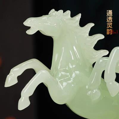 八骏雄风摆玄件招财肖马马关客厅办JS-20260公室装饰生工艺品乔迁
