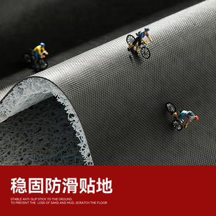 龙年款 丝圈入户门地垫红色新年门口防滑进门地毯家用门垫喜庆垫子