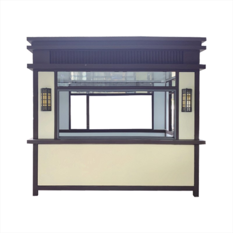 治安站岗亭小区保安亭幼儿园收费亭吸烟亭门卫值班室杭州岗亭厂家