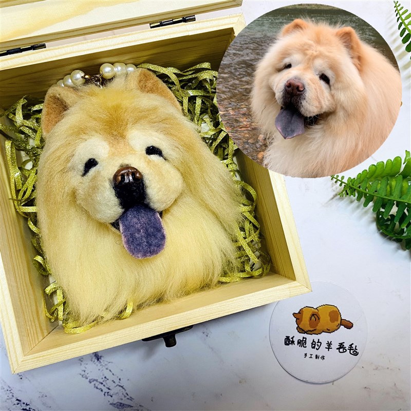 羊毛毡猫咪狗宠物像玩偶做戳戳乐仿真针扎娃娃成品挂件