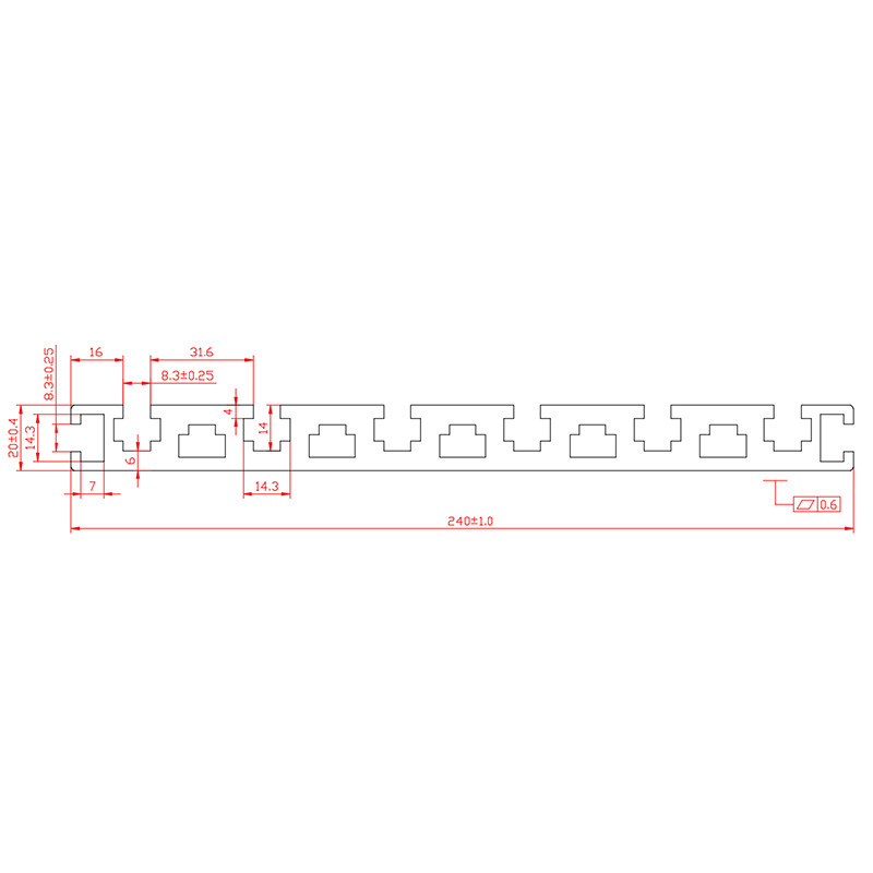 高强度抗腐蚀工作台cnc202铝型材铝合金台面数控雕刻机板材