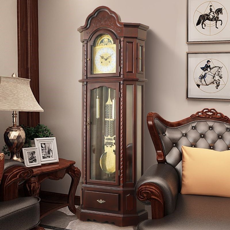 落地钟客厅赫姆勒械欧式座钟复古老式台式大号摆钟