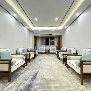 会议室接待室大厅展厅满铺定制地毯加厚柔软舒适欧式高档满铺地毯