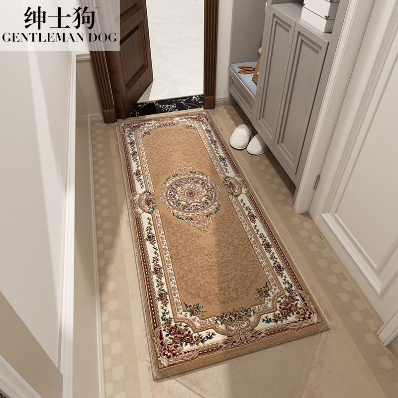 绅士狗欧式地毯客厅卧室床边毯茶几毯长方形过道地垫现代