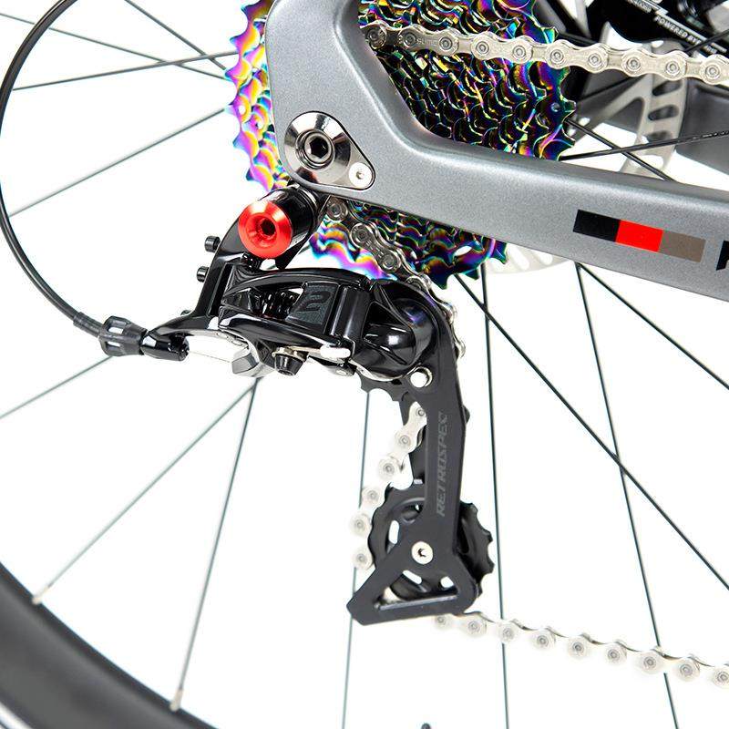 骓特R5pro碟刹碳纤维公路自行车24变速全内走线破风竞速自行车