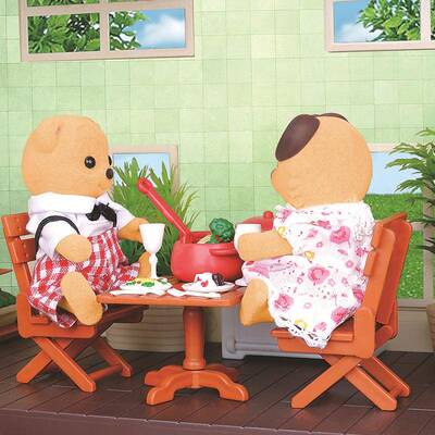 过家家厨房迷你城堡别墅玩具 儿童女孩家庭厨房亲子场景玩具