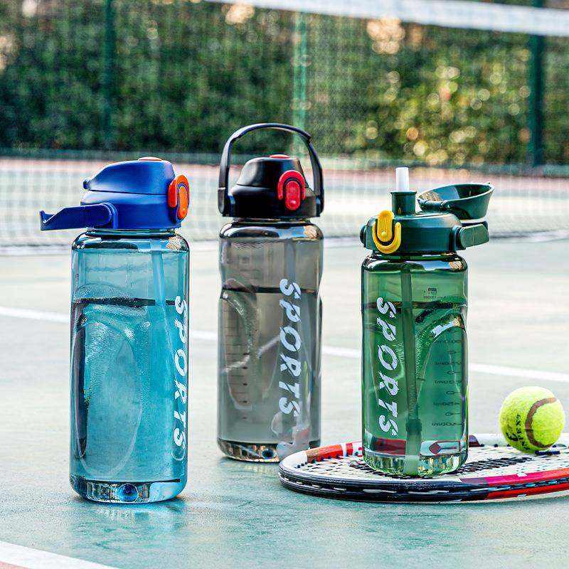 高颜值杯子运动水杯男学生健身夏耐高温便携塑料水壶2500ml太空杯