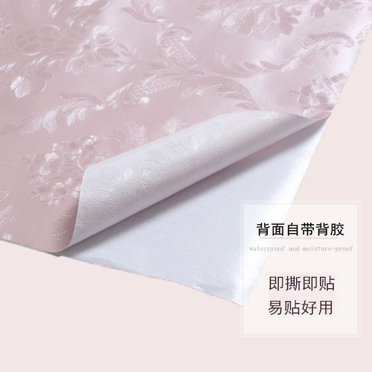 素色墙纸 简约温馨麻布纹立体蚕丝客厅卧室壁纸 酒店工程墙纸自粘