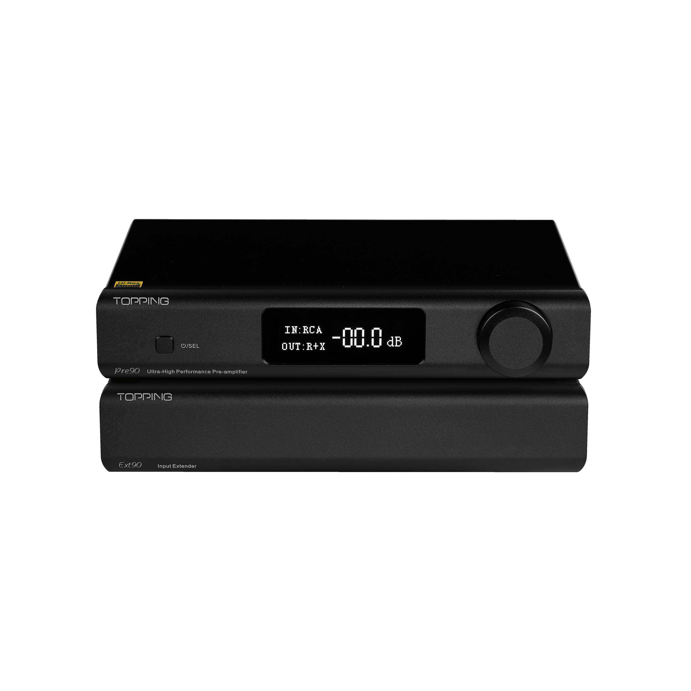 TOPPING拓品Pre90全平衡低噪声HIFI发烧前级放大器 专业 前置音频