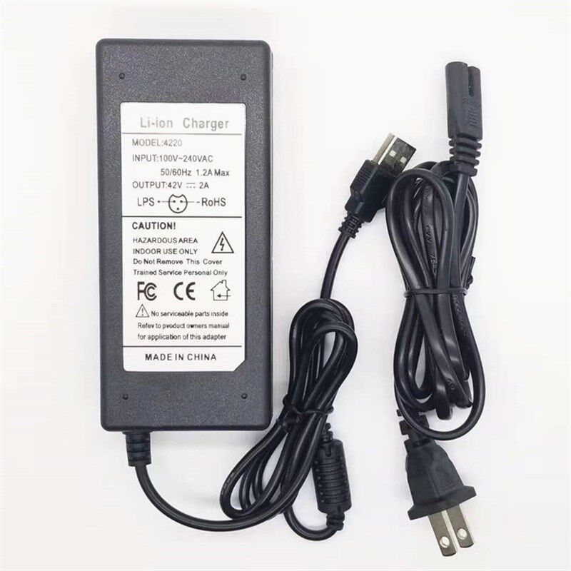 JASON电动滑板车专用USB头Li-ion Charger36V42V2A充电器配接器线