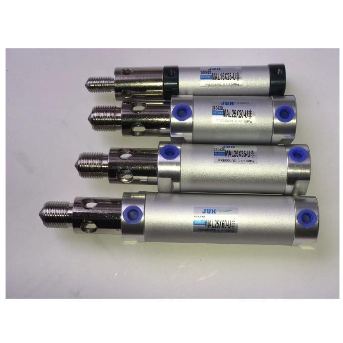 TPU聚氨酯海绵记忆棉模具排气送钉气缸MAL25X25X35X60-U非标定做