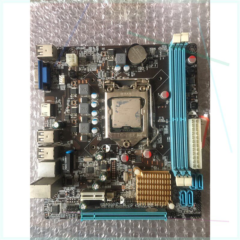 MAHOBAY H61拆机主板带CPU-G550功能正常无维