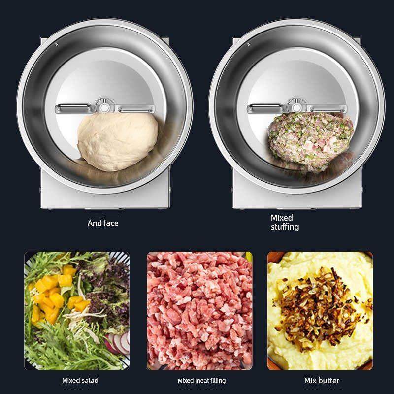 面团搅拌机商用全自动面团搅拌机5 8 10 15公斤活面粉不锈钢混合