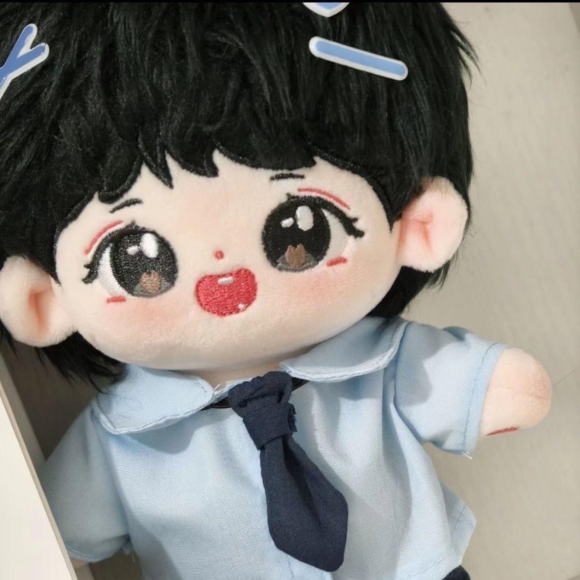 tf家族四代杨博文属性20cm棉花波纹娃娃玩偶周边毛绒送人礼