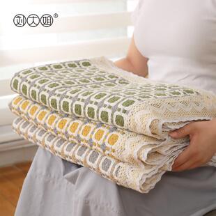 四季通用棉麻沙发垫现代简约提花加厚沙发巾亲肤透气沙发盖布机洗