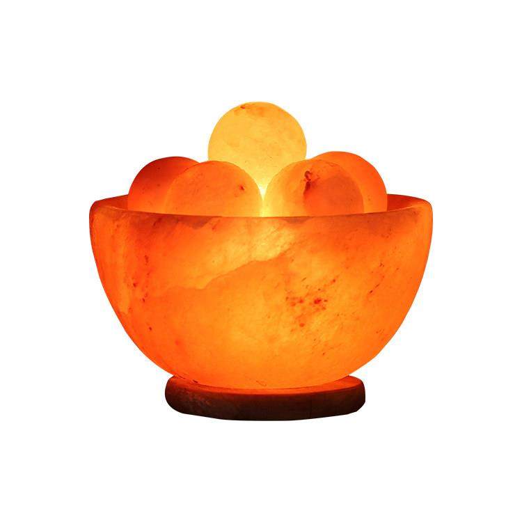 喜马拉雅岩灯矿石水晶盐灯卧室财富装饰台灯摆件天然负离子聚宝盆