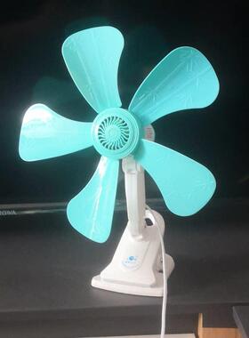 中光电风扇宿舍床头柜夹扇学生迷你五叶风壁扇静音大风机