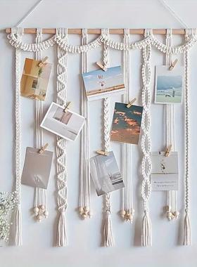 房间改造好物件编织照片墙装饰品摆件家居客厅卧房墙面收纳挂毯