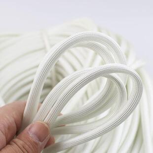 高温套管玻璃纤维管耐高温玻璃纤维管钢丝护套阻燃绝缘胶管锭型管