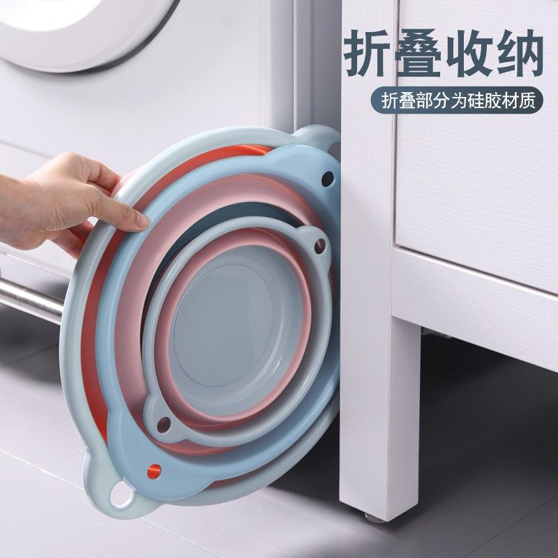 加厚旅行大号折叠脸盆家用可折叠洗脸M盆壁挂伸缩婴儿洗漱盆,家庭/个人清洁工具,脸盆,淘宝优惠券,粉丝福利购,淘宝优惠卷