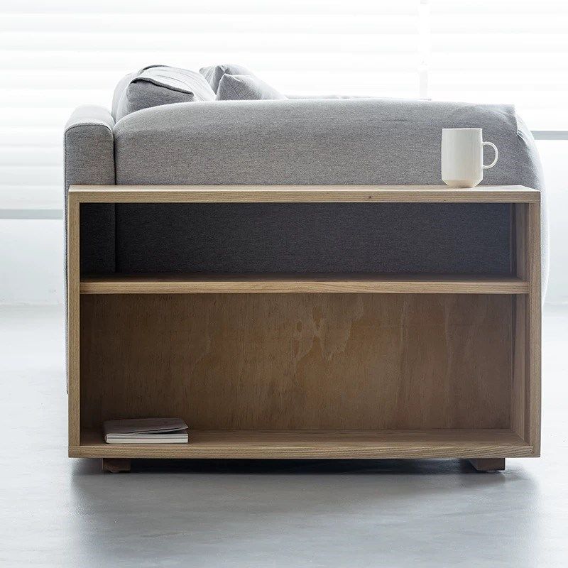 北欧侘寂风白蜡木沙发边几沙边柜日式侧边几小户W型客厅窄边桌,住宅家具,餐边柜,淘宝优惠券,粉丝福利购,淘宝优惠卷