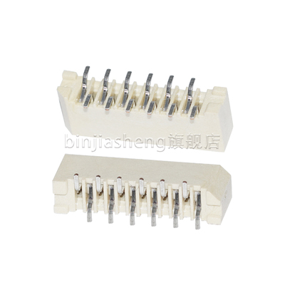 FPC连接器1.0mm单面接立式贴片无锁软排线插座4P 5 6 8 10 12-22P