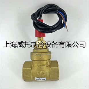 WATO威托内牙DN15 1/2挡板式流量开关输出开关信号水泵热泵流量计