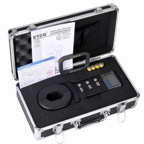 【铱泰ETCR2000A/C钳形地阻仪存储钳形接地电阻不用打桩1000Ω