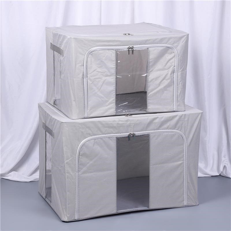 衣服收纳箱牛津布钢架可折叠衣柜整理箱换季衣物百纳箱玩具收纳盒