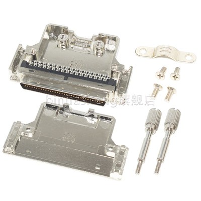 SCSI-68p/100P伺服连接器 直脚/弯脚 母头 公头 CA槽式DB孔式母座