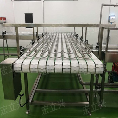 链板输送机 非标定做链板式传送机 定制多列板链输送带饮料运输机