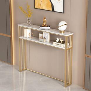 轻奢玄关桌长条现代简约客厅隔间柜入户玄关台端景台装饰柜置物架