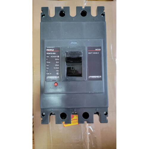 RM10系三列塑1壳断路器63A00A160RDM10A400A相空气开D 关380v