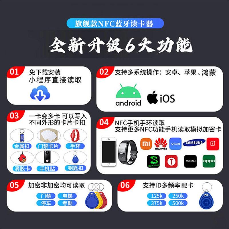 nfc读卡写卡器禁卡读写器复刻制作密电梯i卡c卡万加用门解码器图片