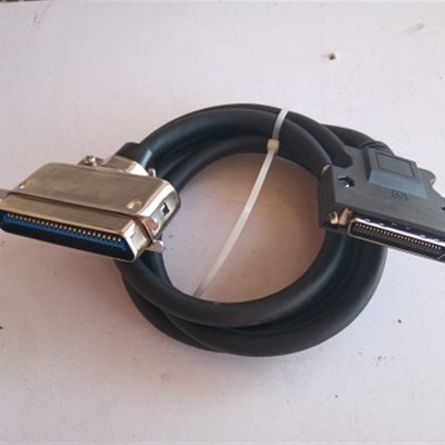 SCSI50P公头转57系列60500 30500 公头 打印机接口扫描仪连接线