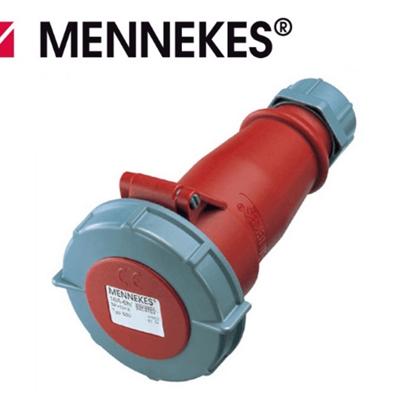 曼奈柯斯MENNEKES 插线TYP 货号3480 125A 5P400V IP67连接器插座