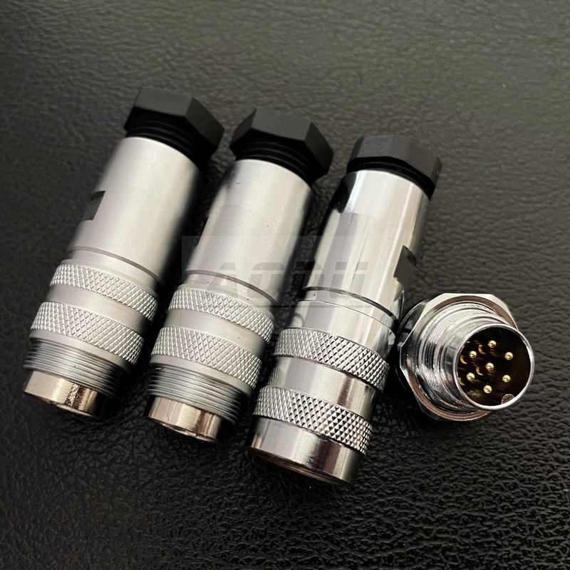 德国隆堡LUMBERG航空插头传感器 公母接头M16电缆连接器C091D航插