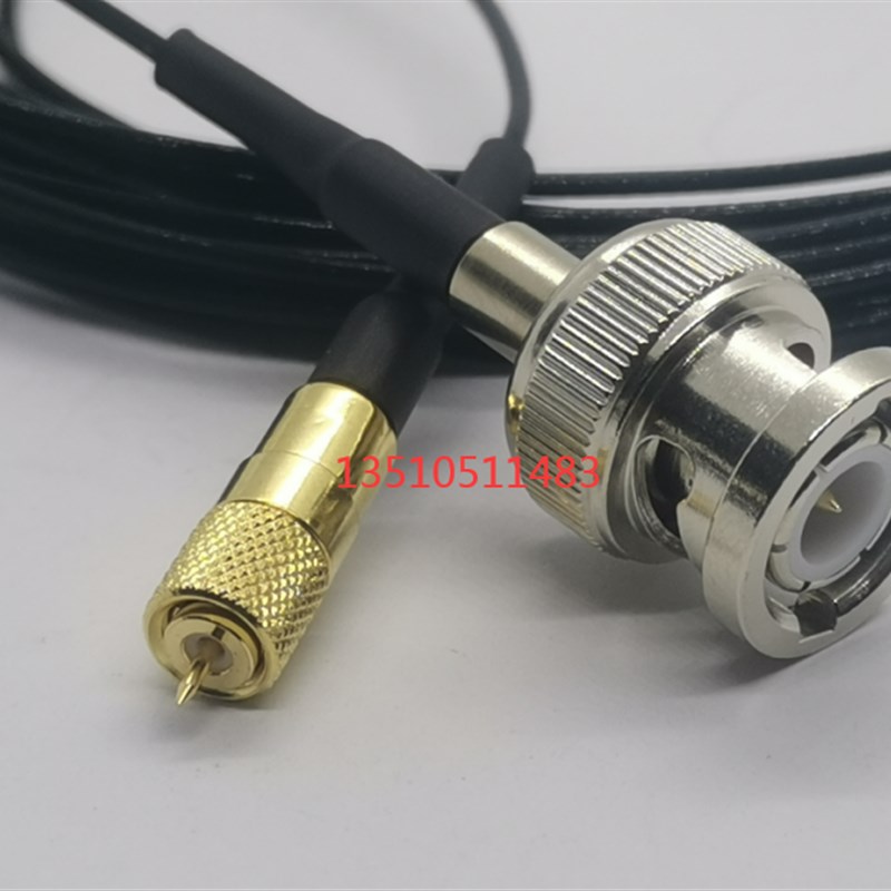 10-32UNF/BNC-JJ柔软RG1.37传感器连接线 M5/L5公转BNC公1.37跳线