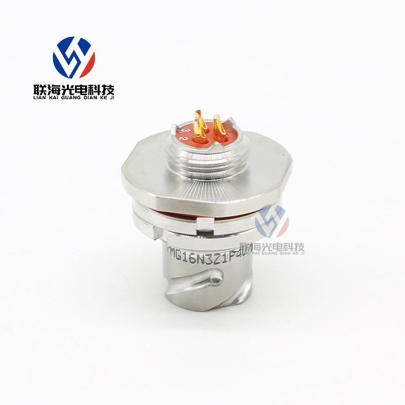 YMG16N3Z1P40 YMG16T3K1P40 系列耐腐蚀 圆形连接器3芯航空插头座