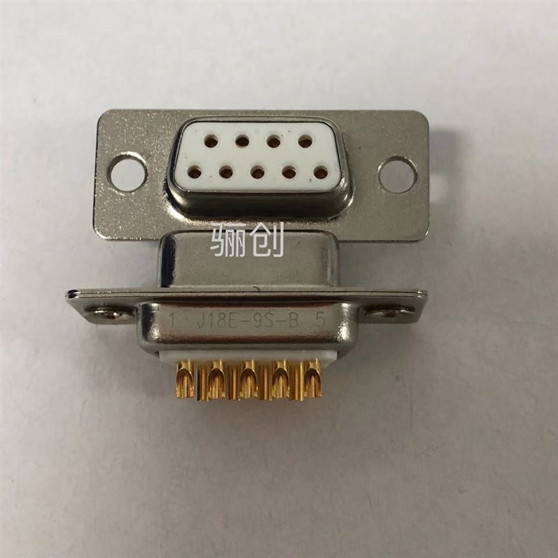 J18B矩形连接器J18B9SB  9芯航空插座实物销售欢迎咨询