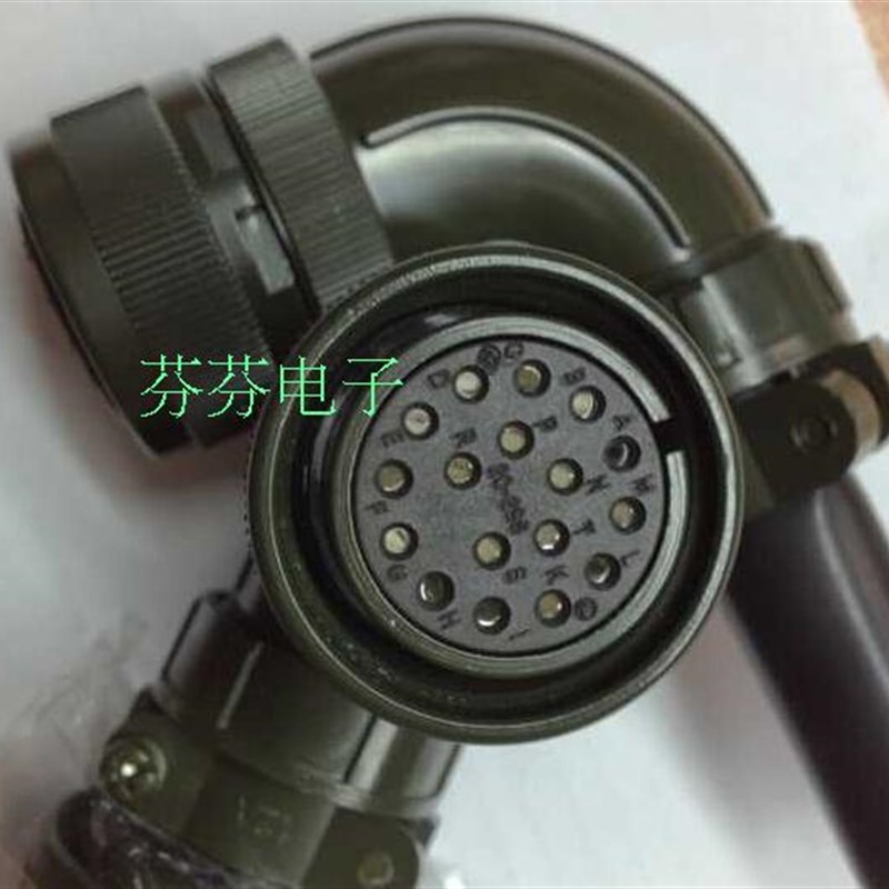 5015系列连接器 17芯弯头 美军标航空插头插座 MS3108B20-29S/P