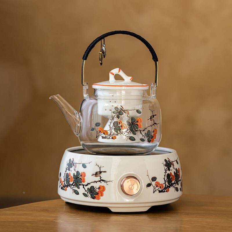 画续事如意电陶煮茶器炉加厚耐梁热事玻事事如意璃提泡茶壶电热煮,餐饮具,煮茶炉,淘宝优惠券,粉丝福利购,淘宝优惠卷