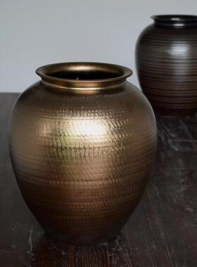 金jshs-52色陶大瓷花瓶桌面样落地号花器干 干燥树枝陶罐插酒店板